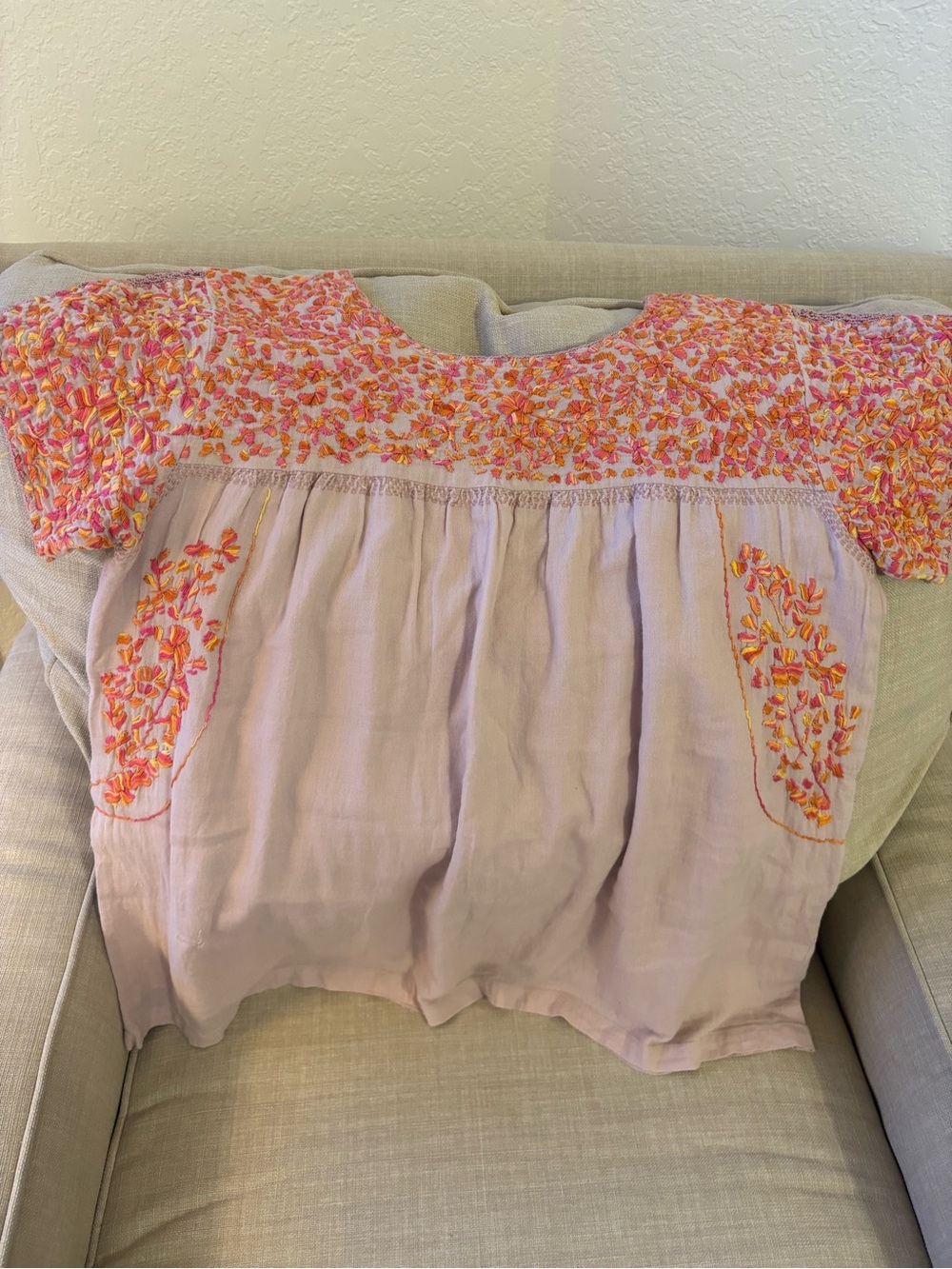 Roller Rabbit Embroidered Blouse small - Picture 2 of 13
